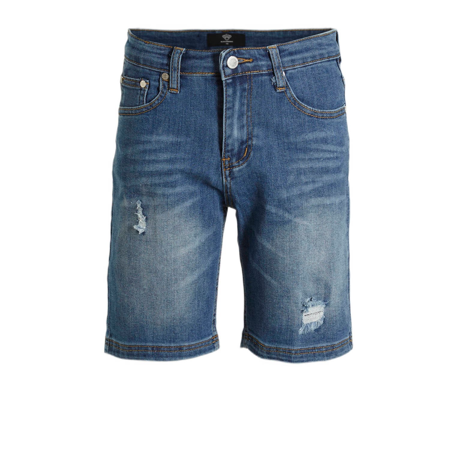 BLACK BANANAS regular fit denim short blauw