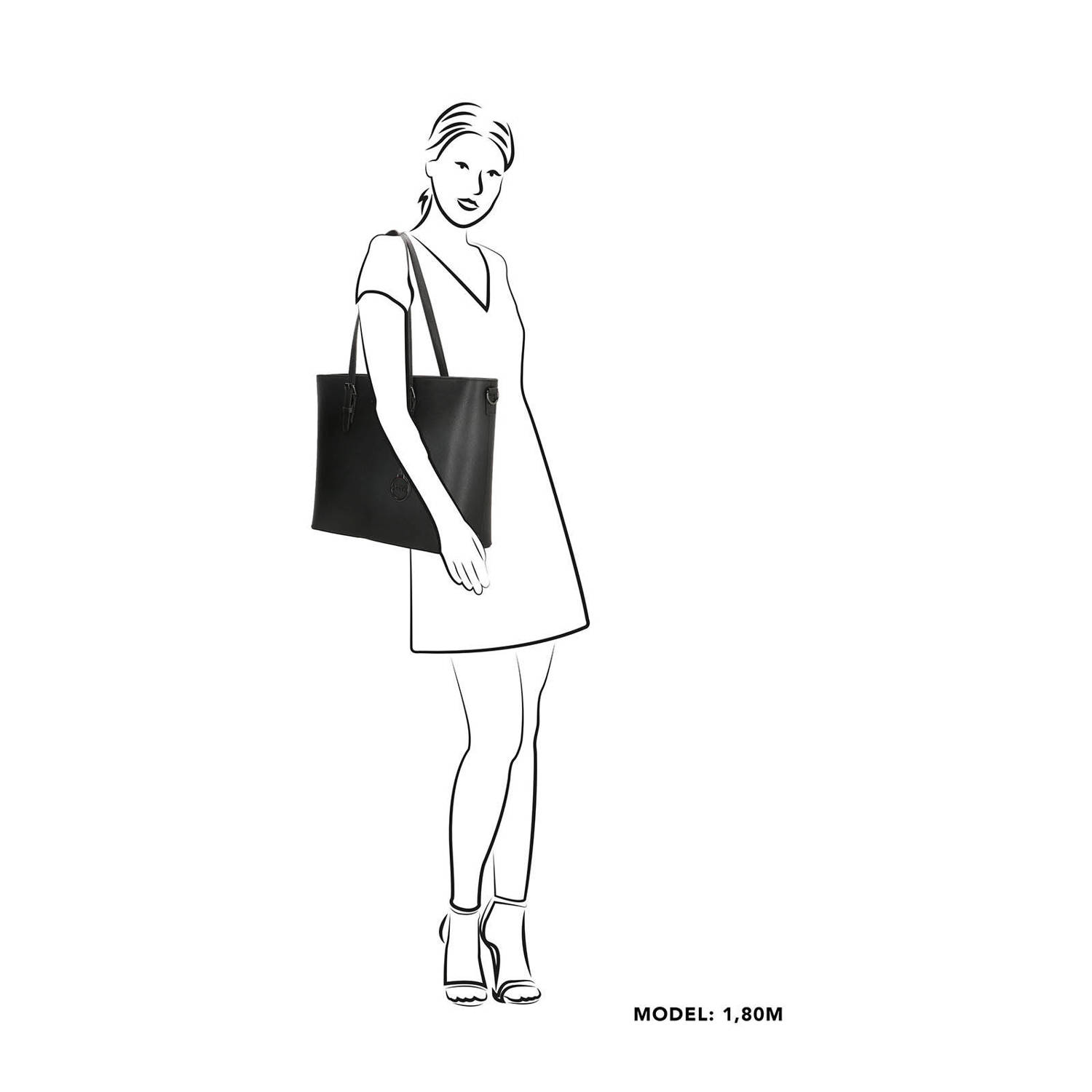 Charm London shopper Birmingham zwart