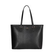 thumbnail: Charm London  shopper Midwood met crocoprint zwart