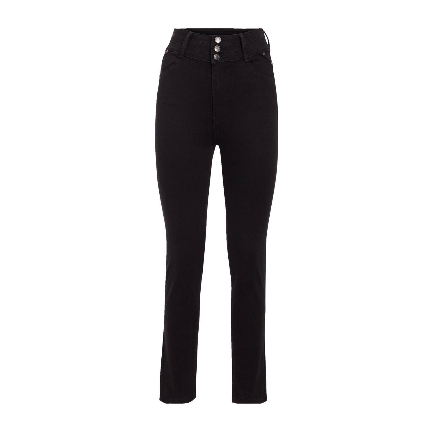 Cache high waist push-up jeans black