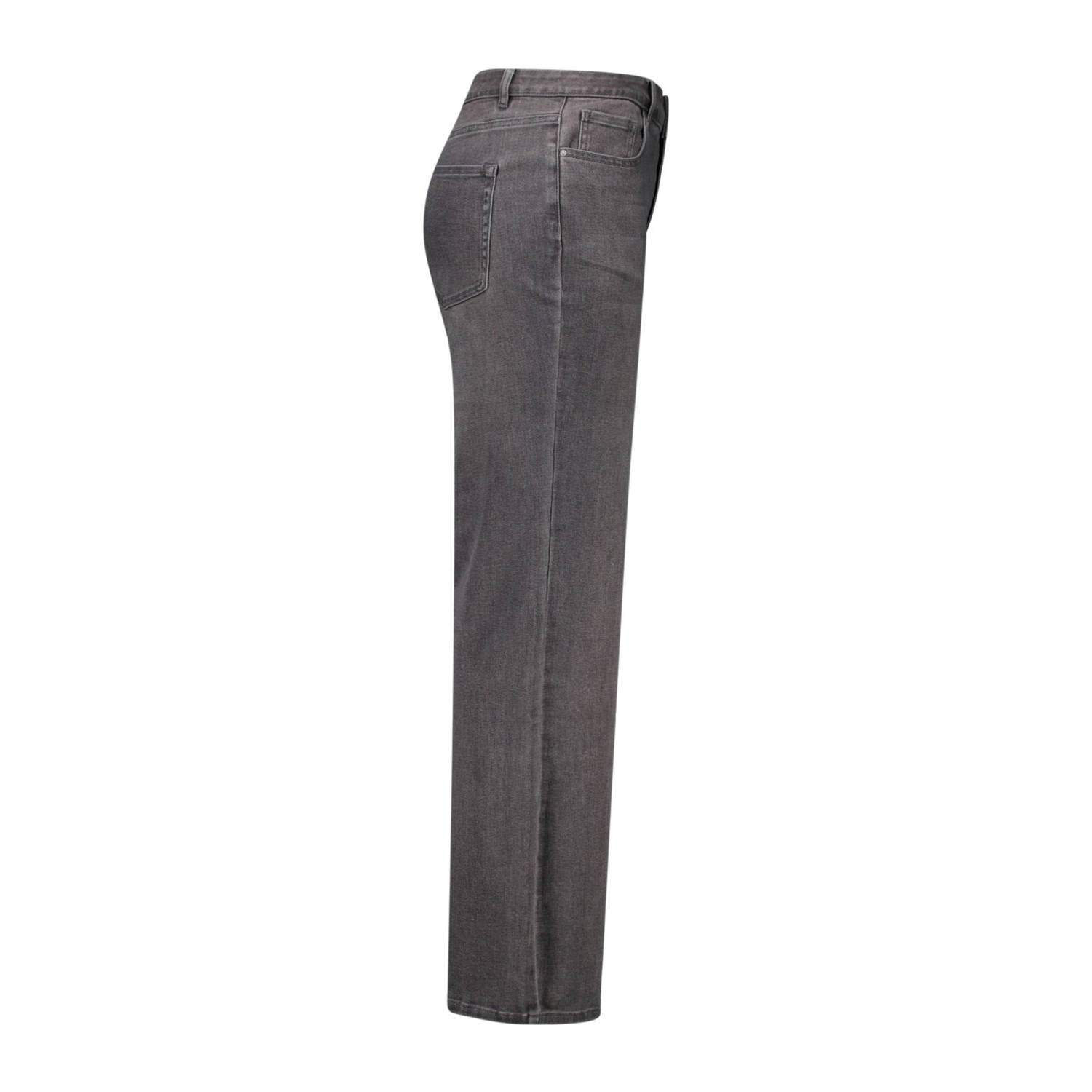 MS Mode wide leg jeans grijs
