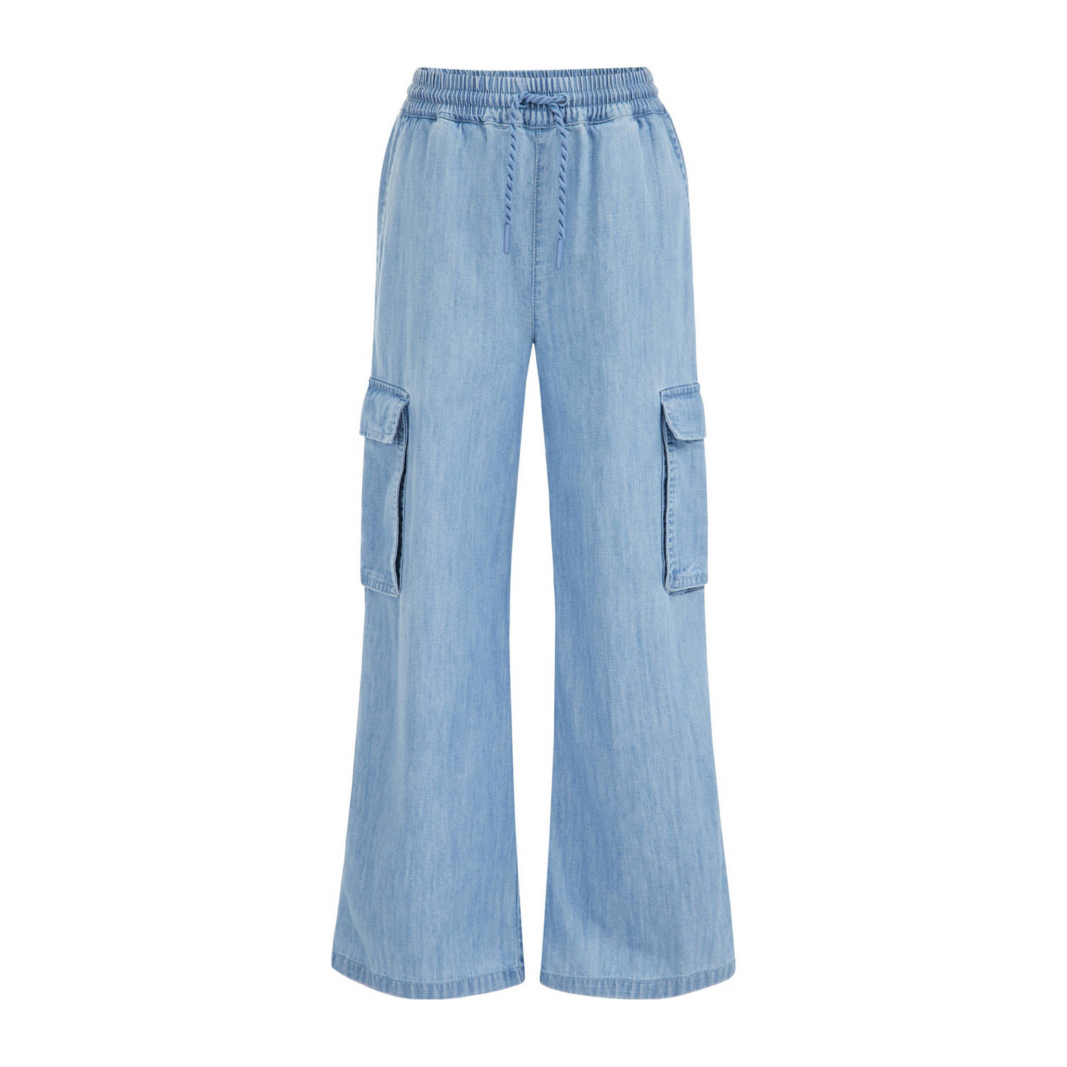 WE Fashion Blue Ridge wide leg jeans blue denim