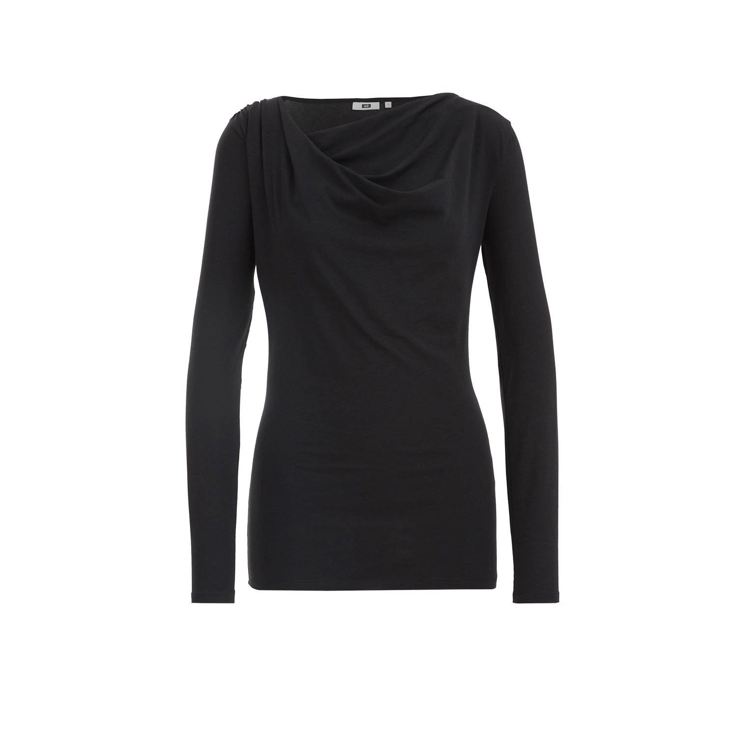 WE Fashion jersey top zwart