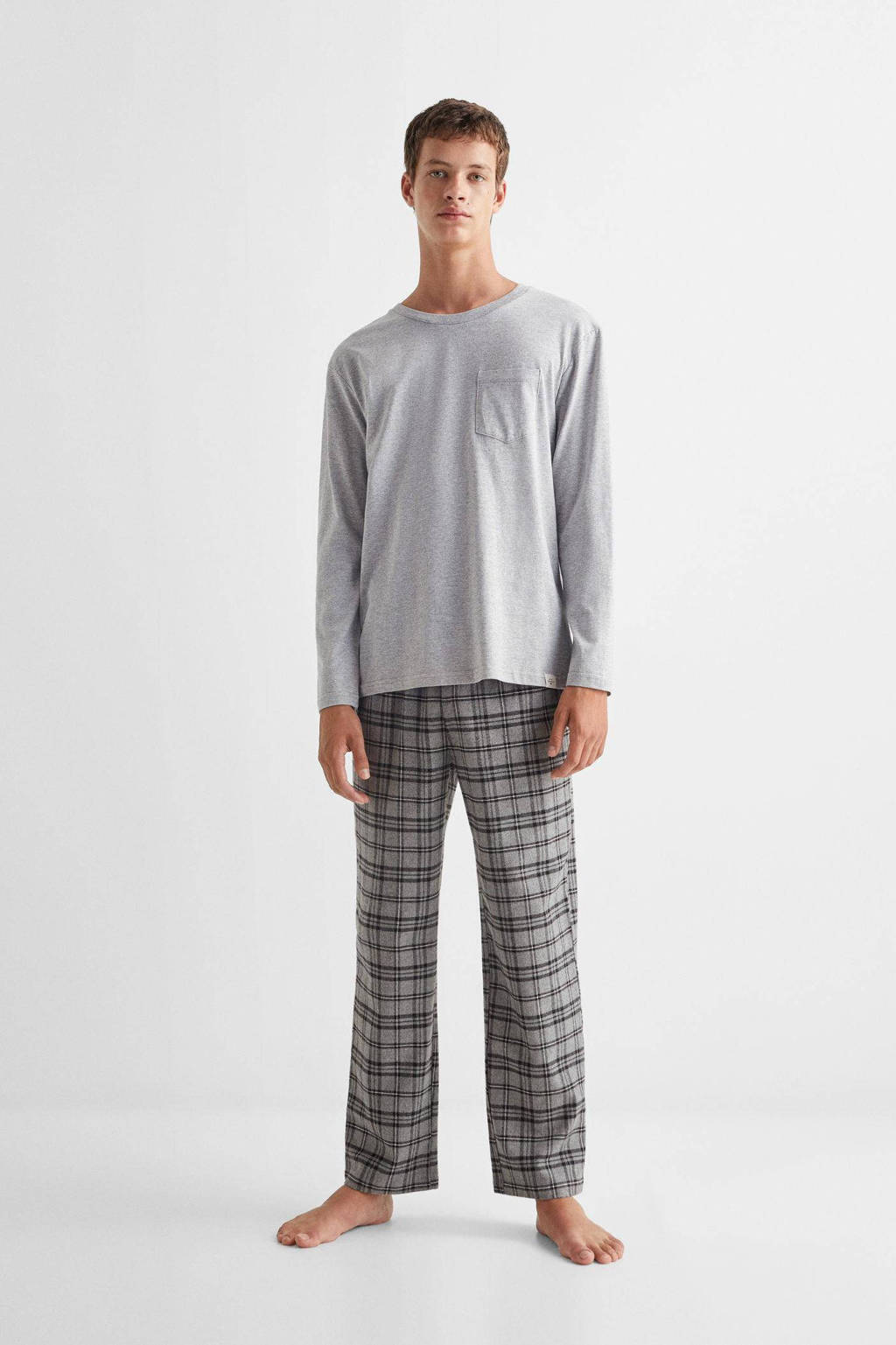 Pyjama grijs/donkergrijs