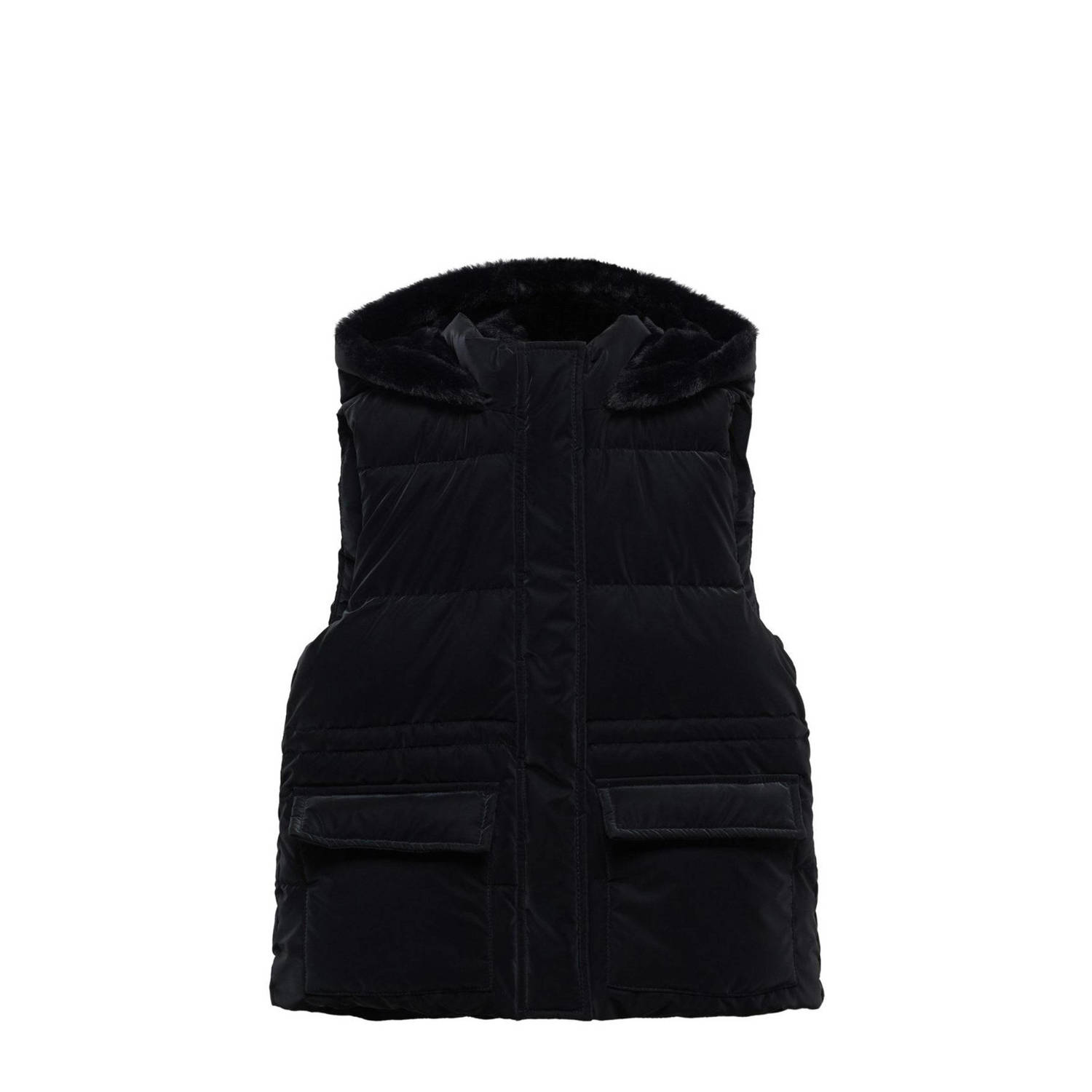 Mango Kids bodywarmer zwart