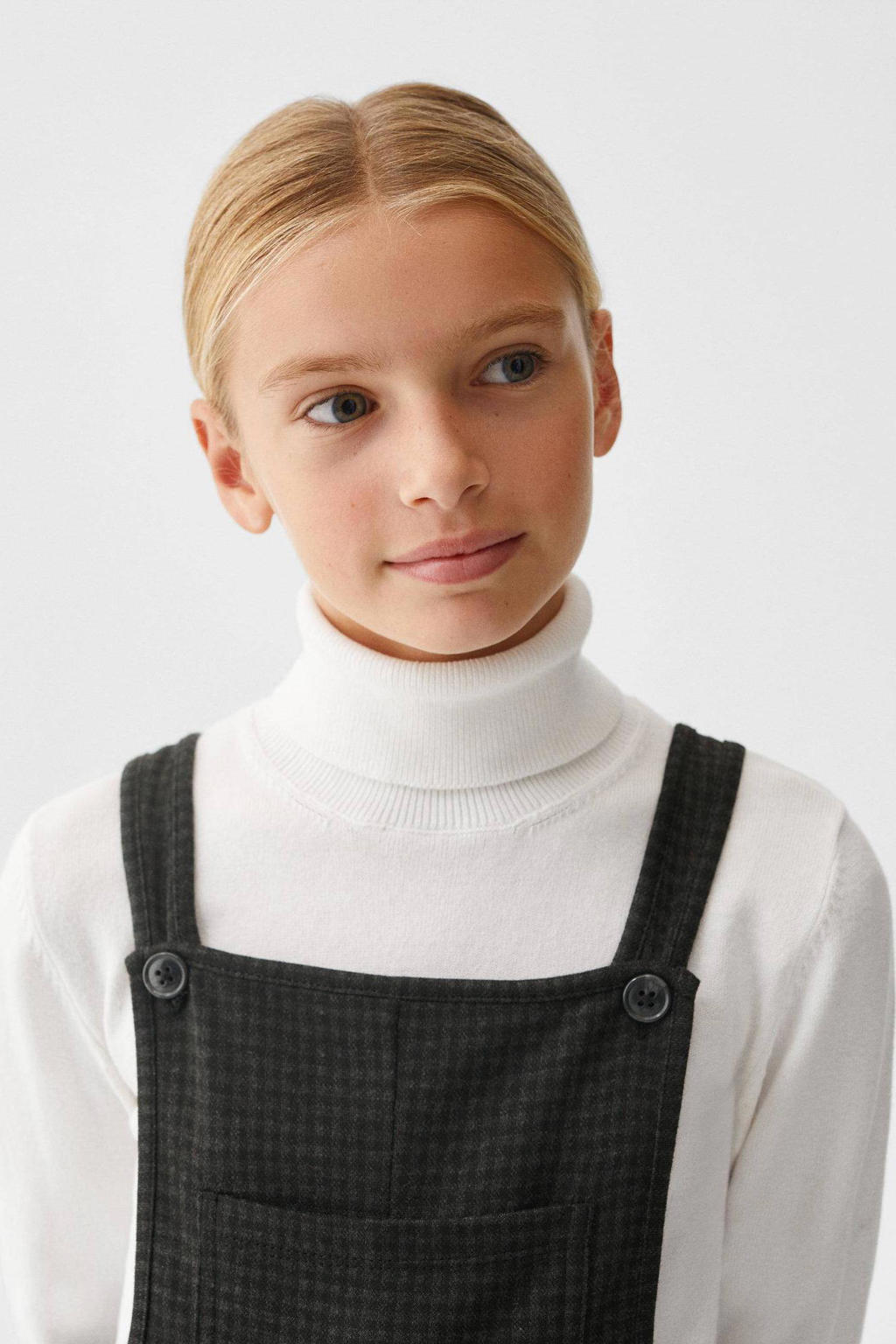 Tunic Wide Bottom Pied De Poule Zwart 894645 210 main image 0