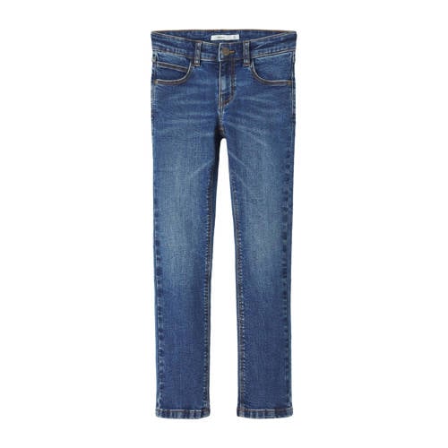 NAME IT KIDS slim fit jeans NKFSALLI medium blue denim