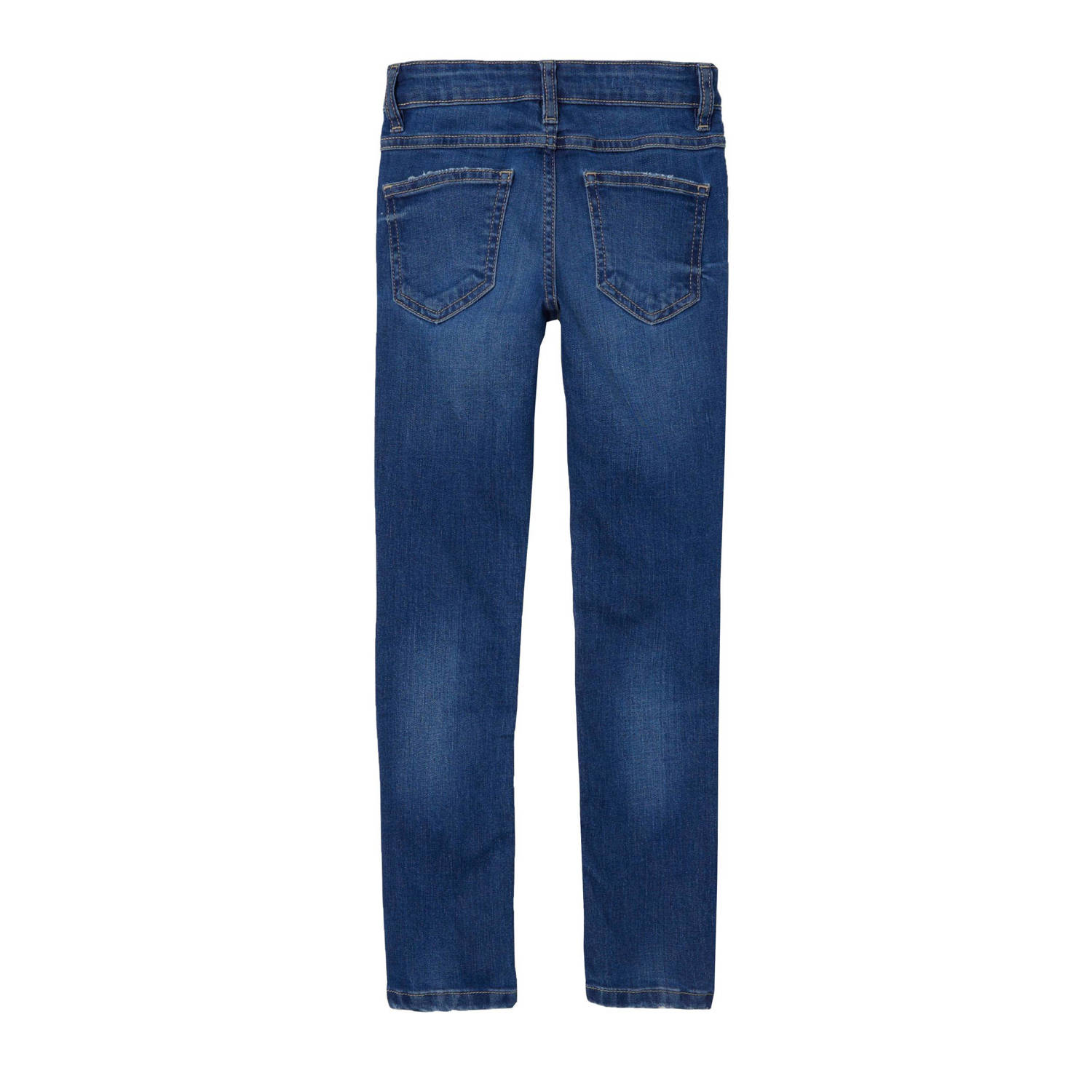 NAME IT KIDS skinny jeans NKFPOLLY dark blue denim