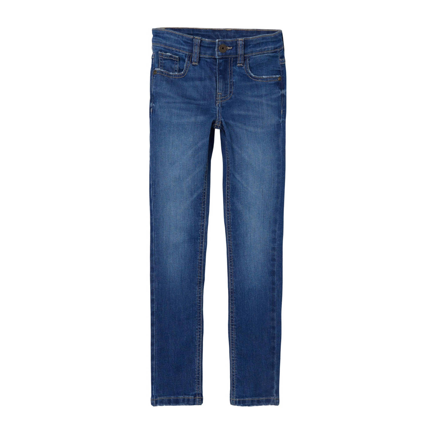 NAME IT KIDS skinny jeans NKFPOLLY dark blue denim