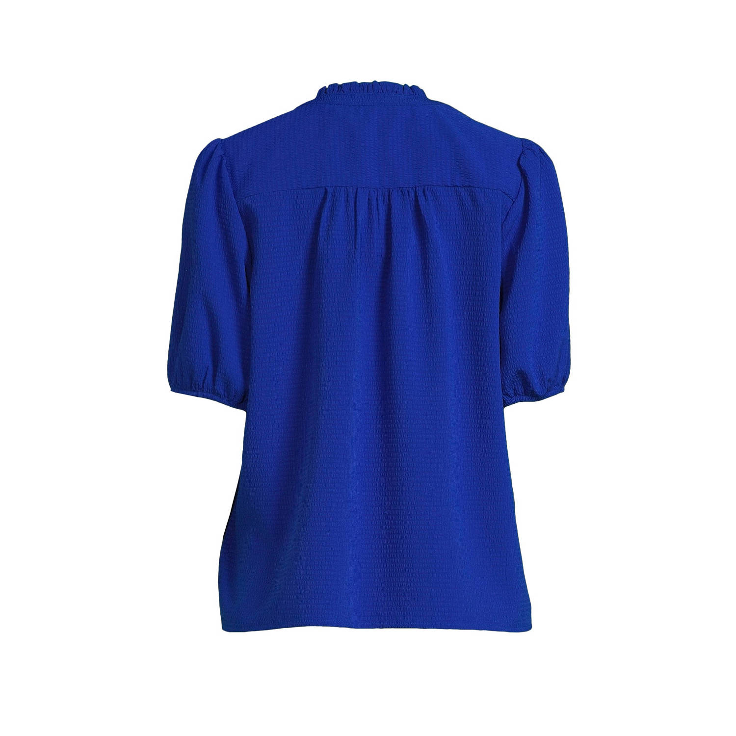 Imagine top met textuur blauw