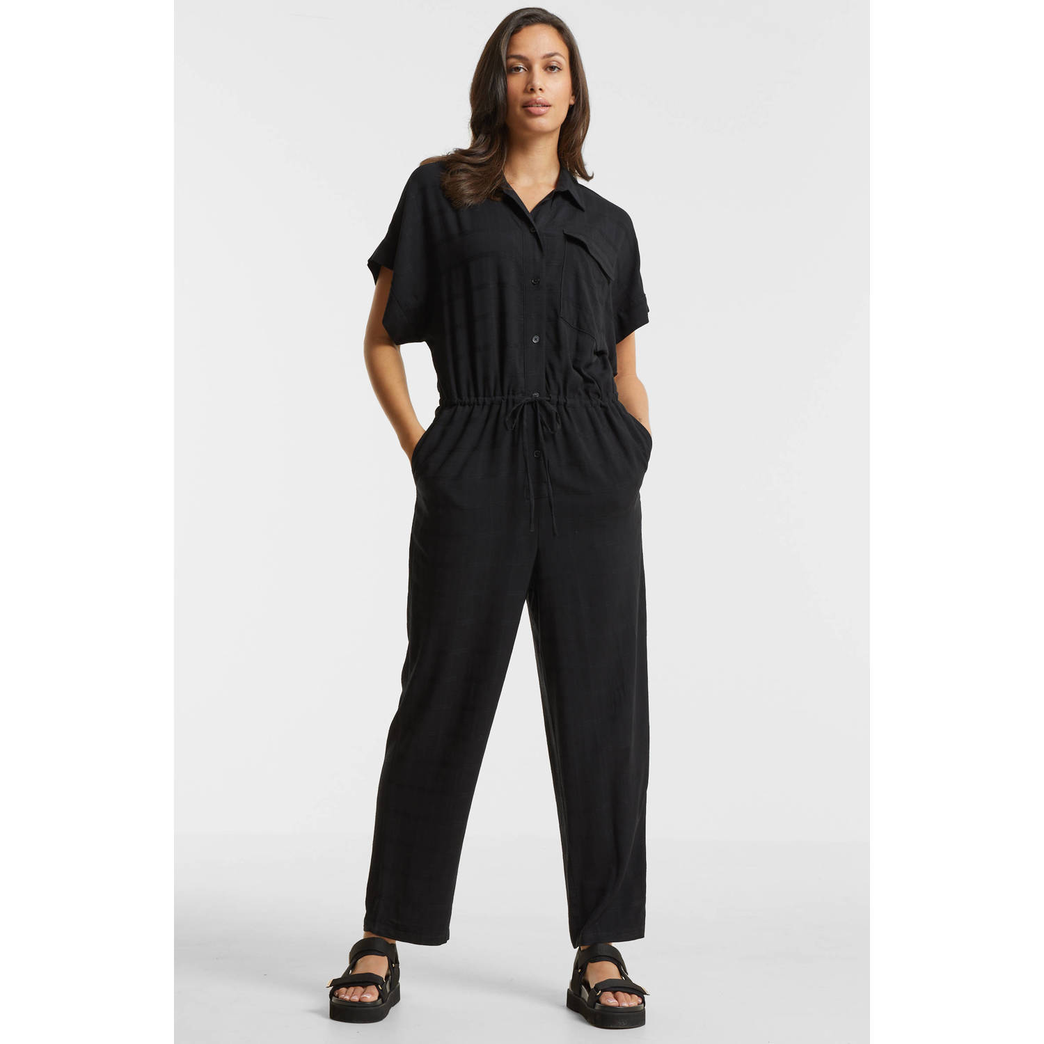 Anytime jumpsuit zwart