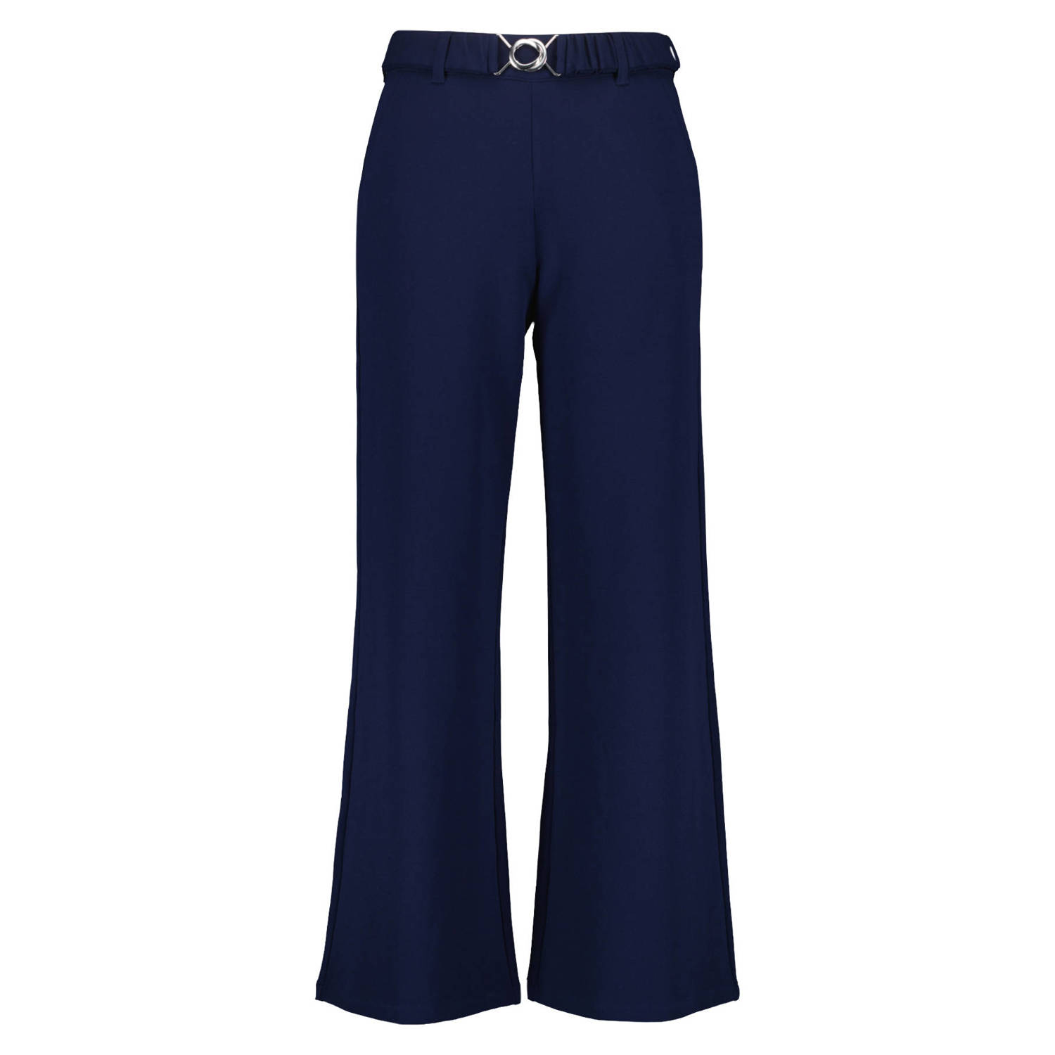 MS Mode high waist wide leg pantalon donkerblauw Kledingwinkel.nl