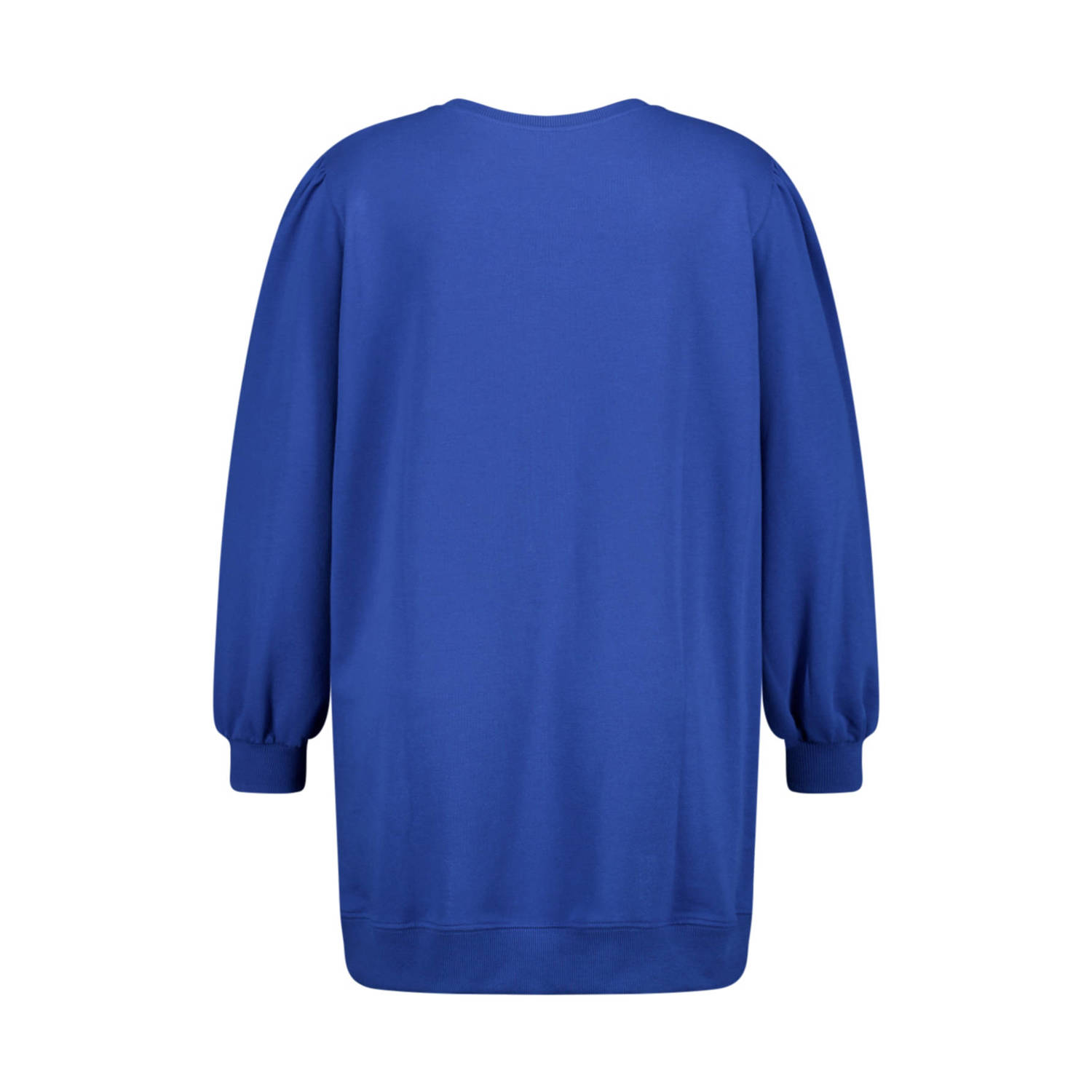 MS Mode sweater kobalt blauw