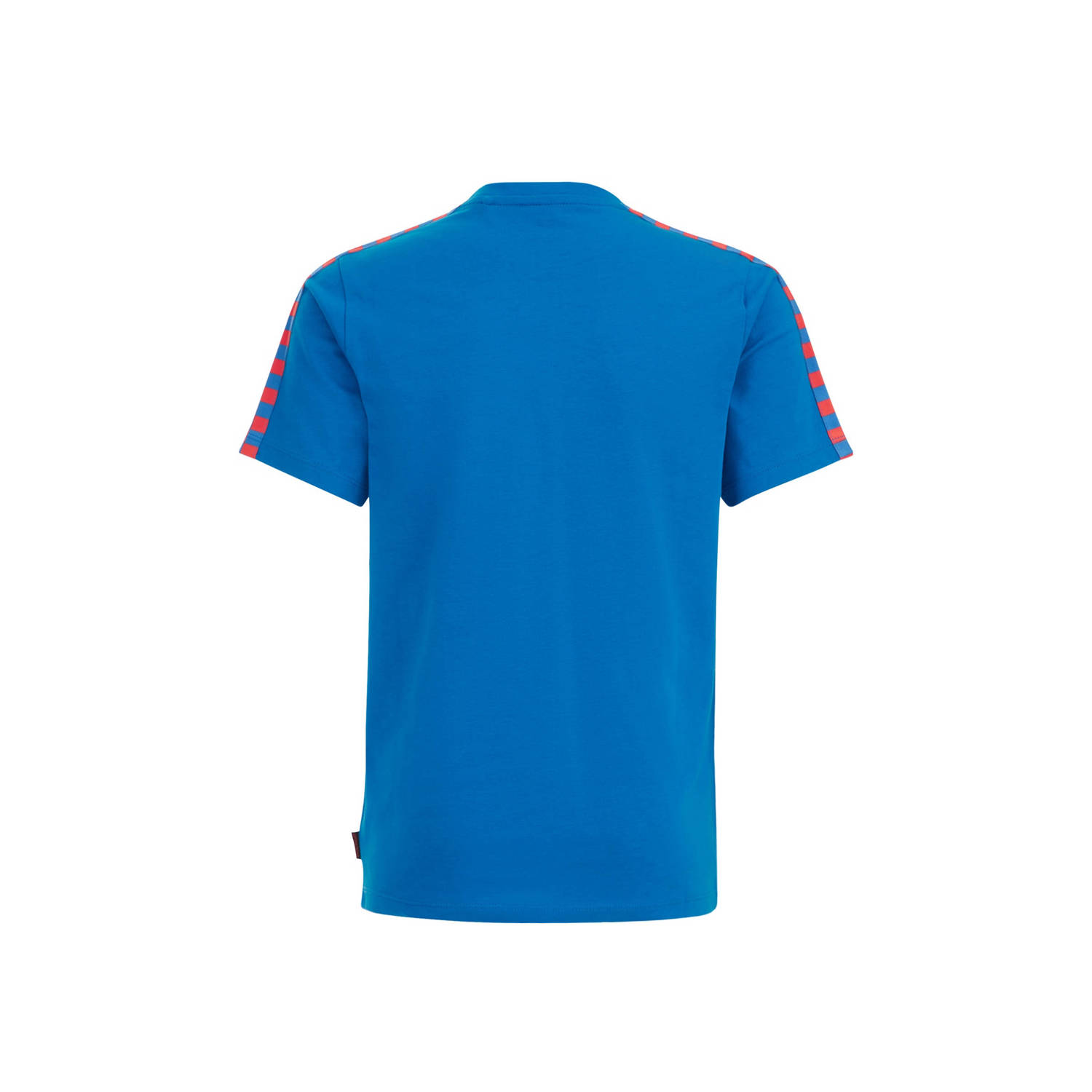 WE Fashion t-shirt blauw oranje