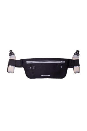 heuptas met flesjes Running Waist Bag zwart