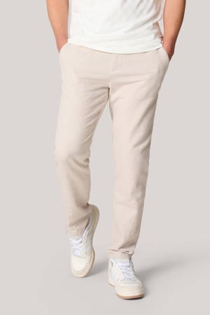 regular fit broek beige