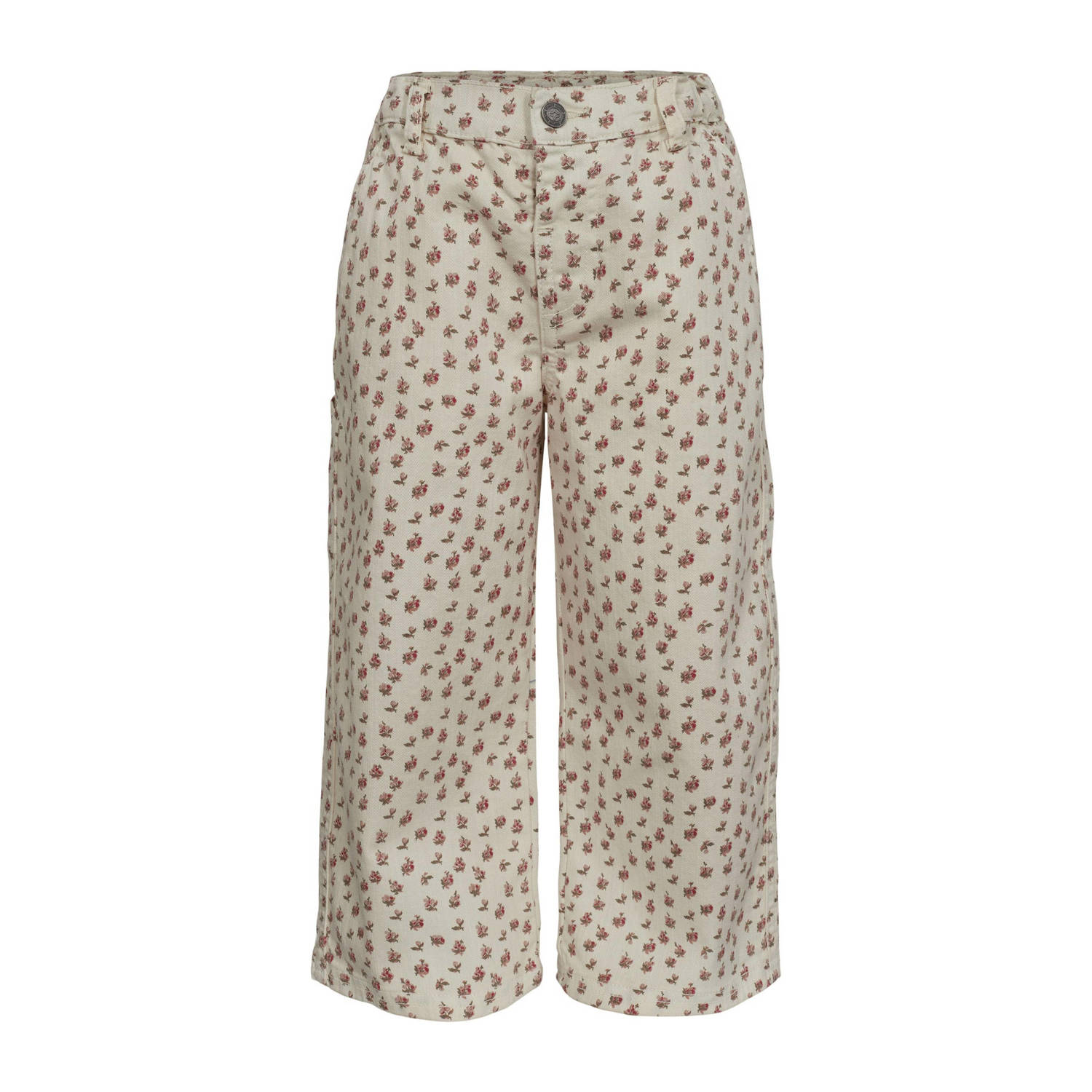 Sofie Schnoor Petit by broek met all over print ecru Meisjes Katoen All over print 104