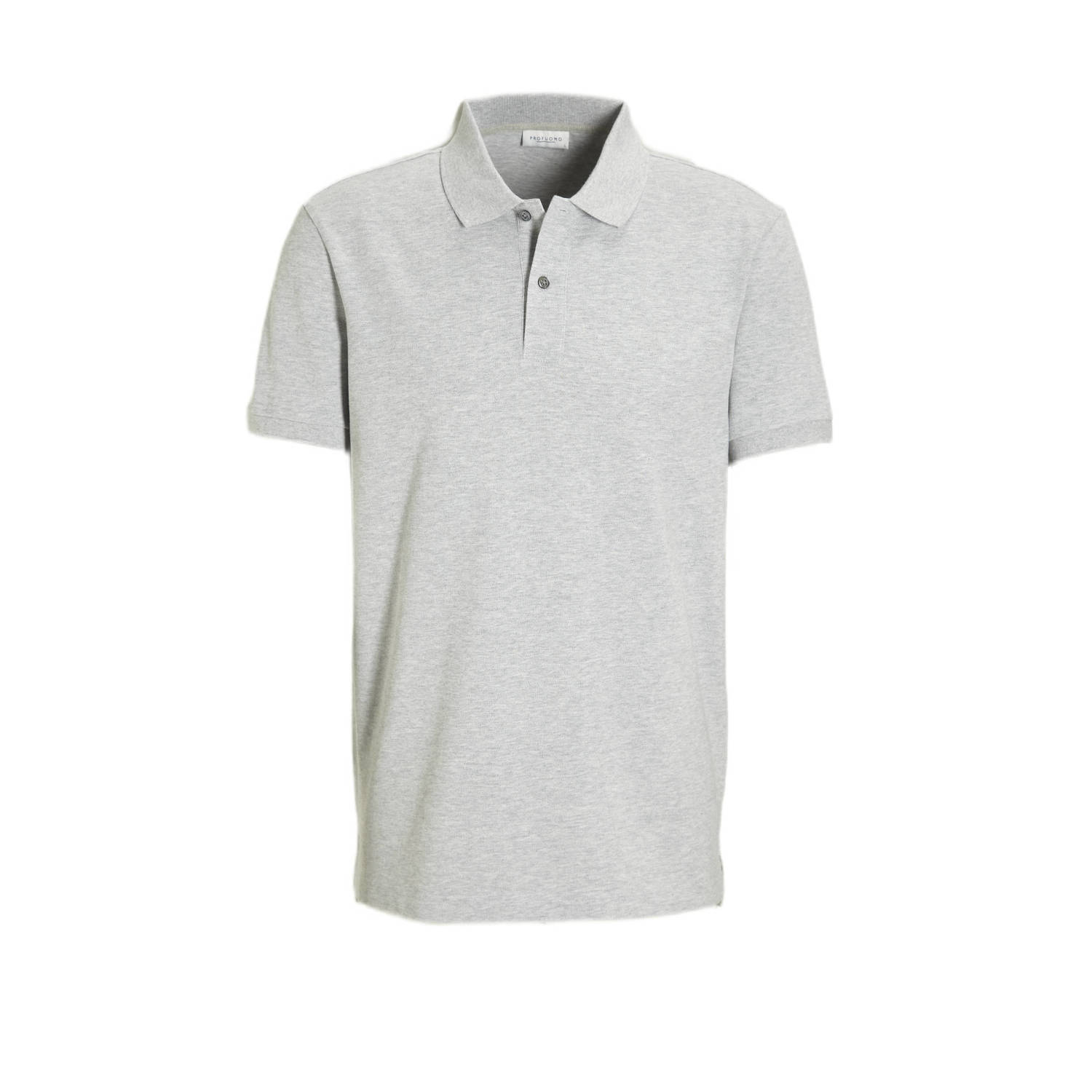 PROFUOMO Heren Polo's & T-shirts Polo Short Sleeve Grijs