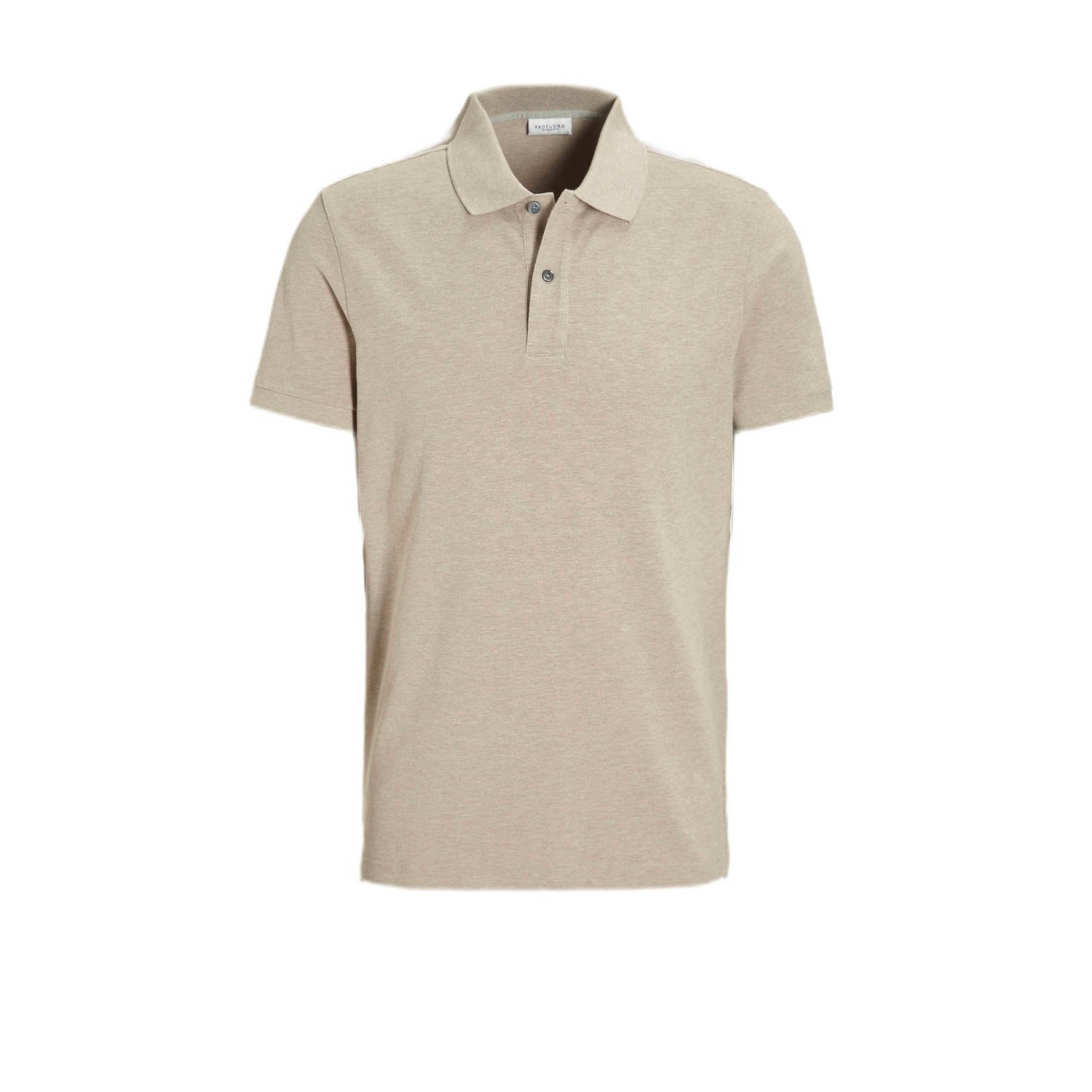 PROFUOMO Heren Polo's & T-shirts Polo Short Sleeve Beige