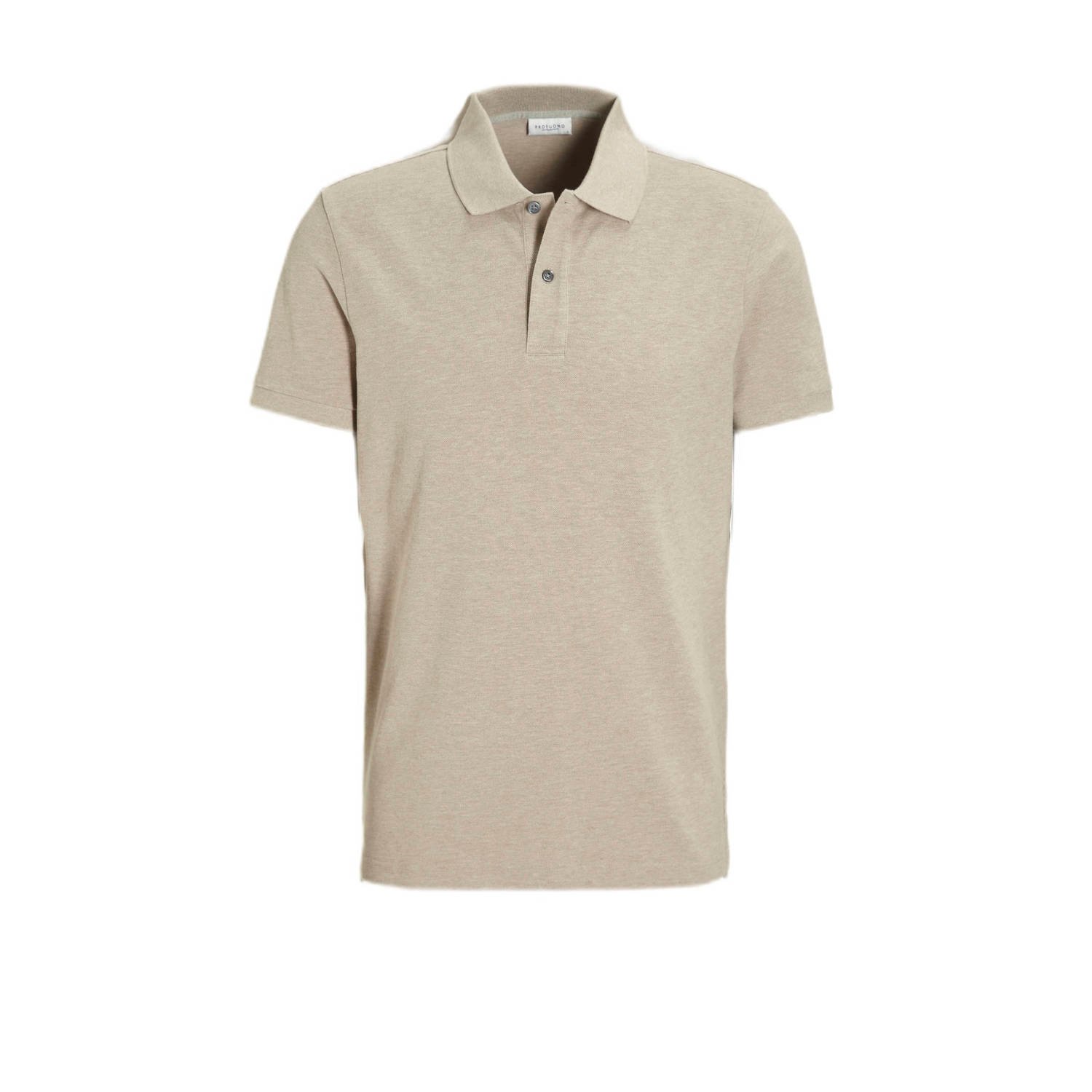 PROFUOMO Heren Polo's & T-shirts Polo Short Sleeve Beige