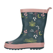 thumbnail: Gevavi Fleur  regenlaarzen donkerblauw/roze