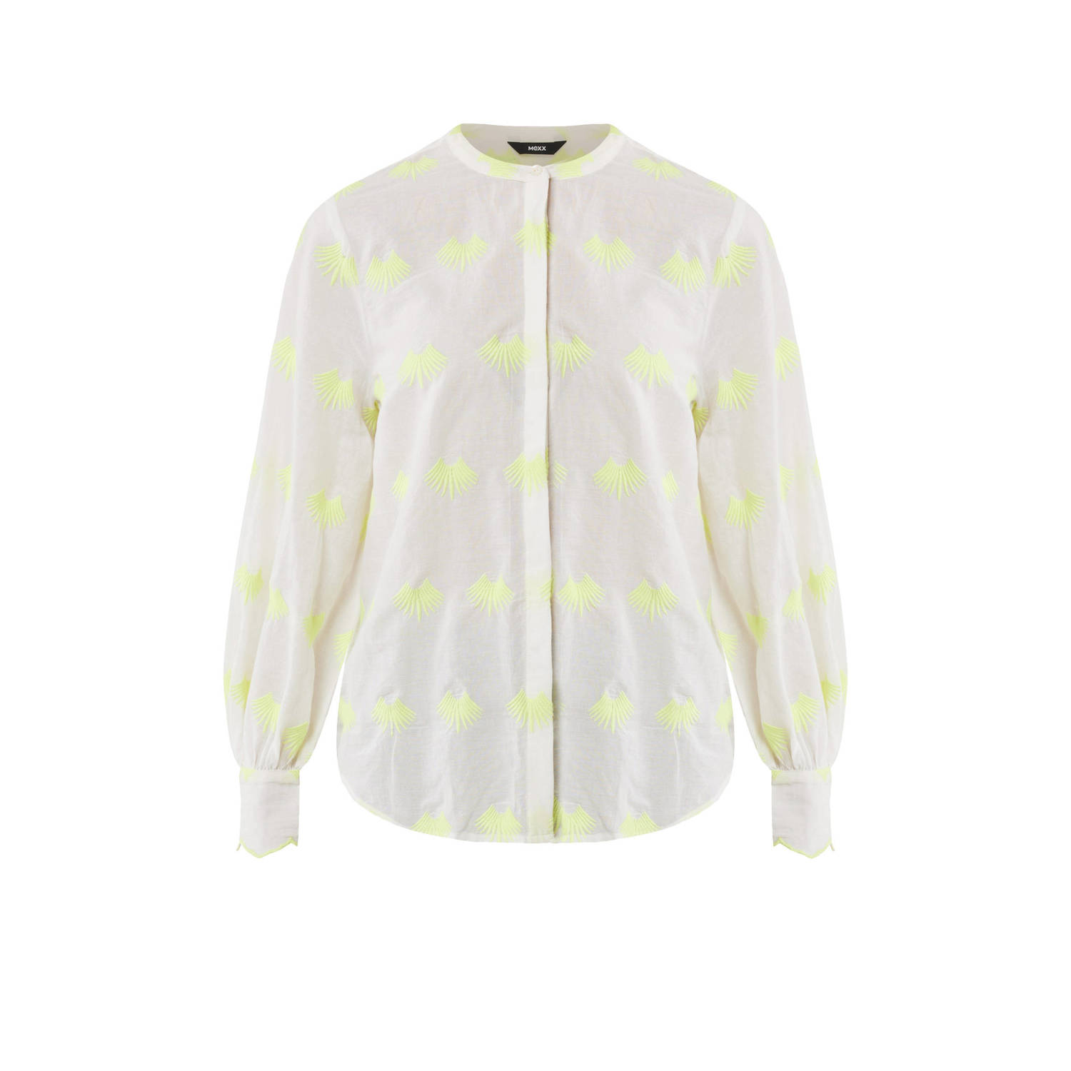 Mexx blouse met all over print creme
