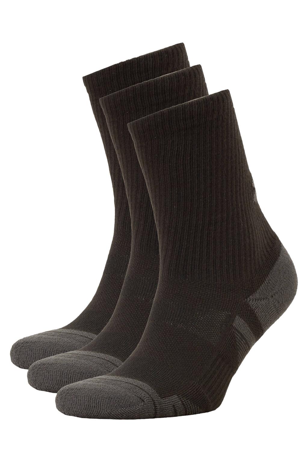 Under Armour Senior sportsokken - zwart/antraciet (set van 3)