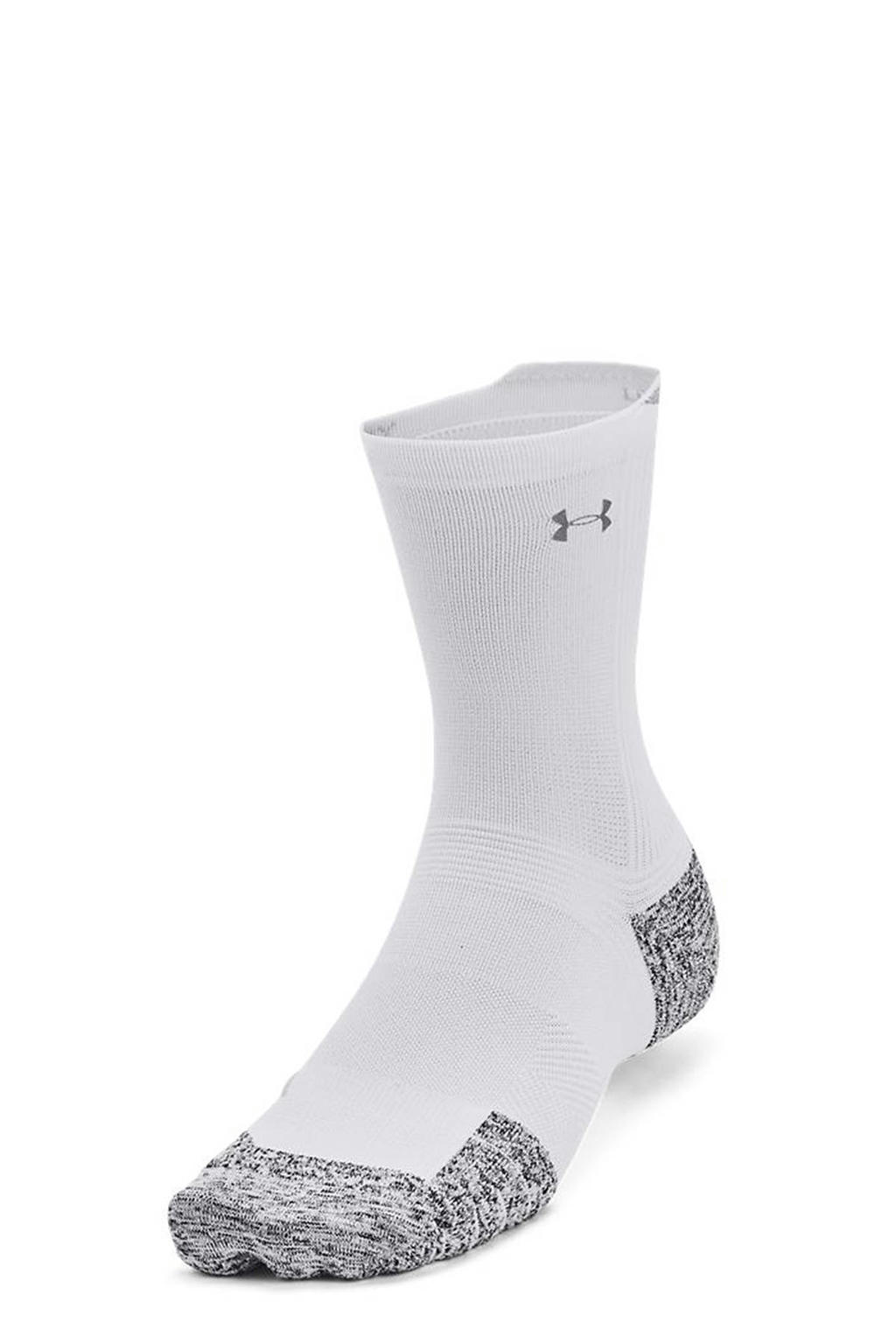 Under Armour   hardloopsokken wit/reflecterend