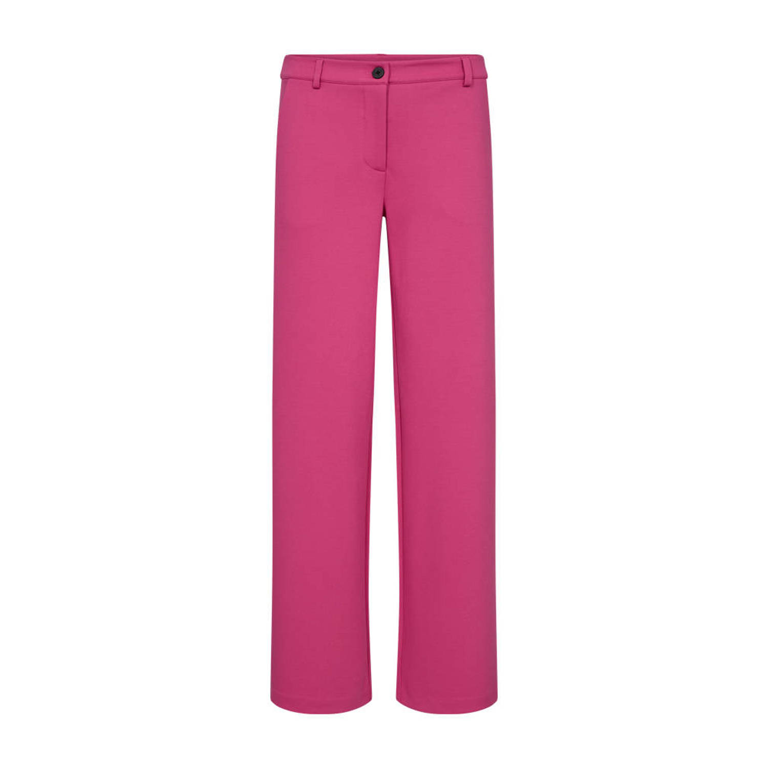 FREEQUENT regular fit pantalon roze