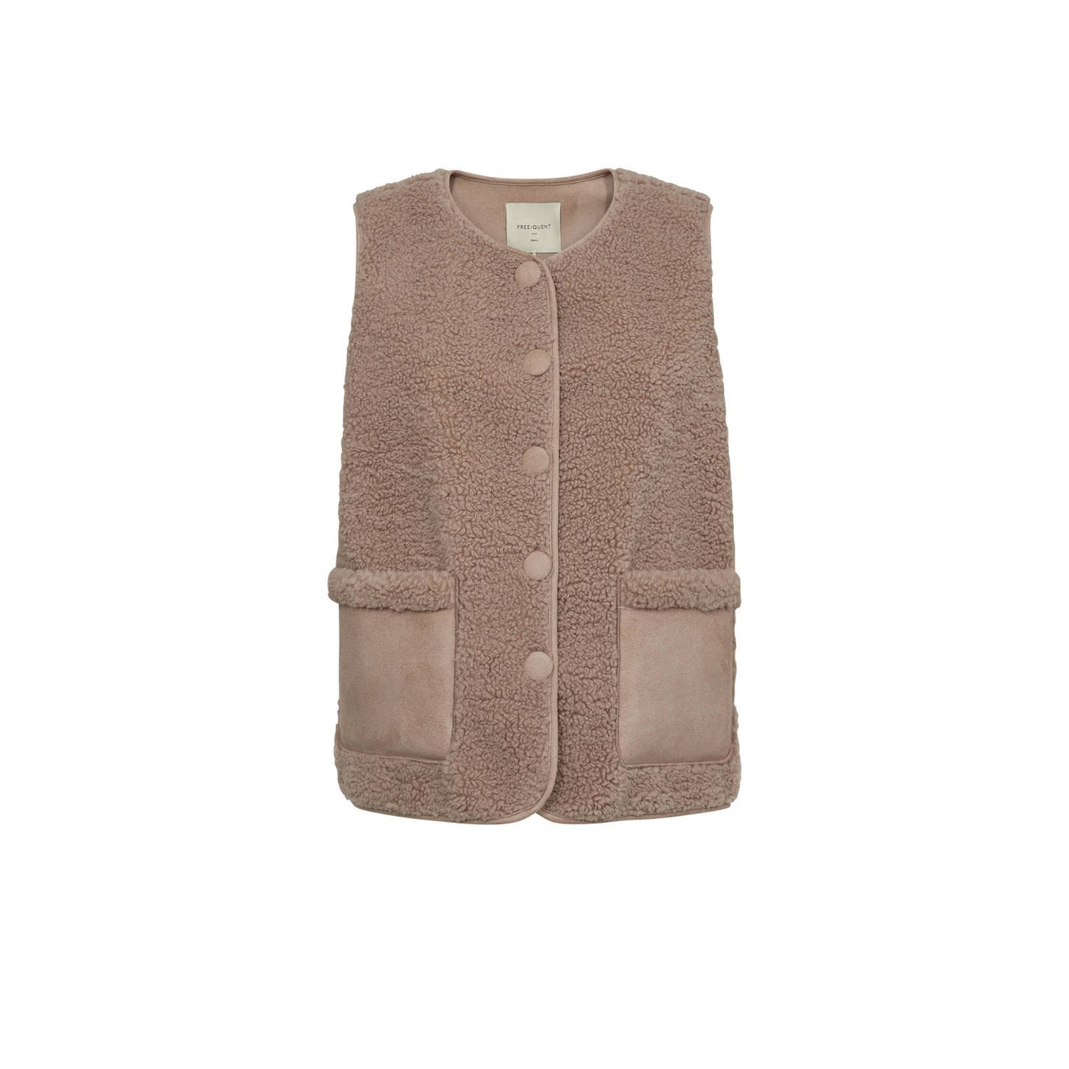 FREEQUENT gilet taupe