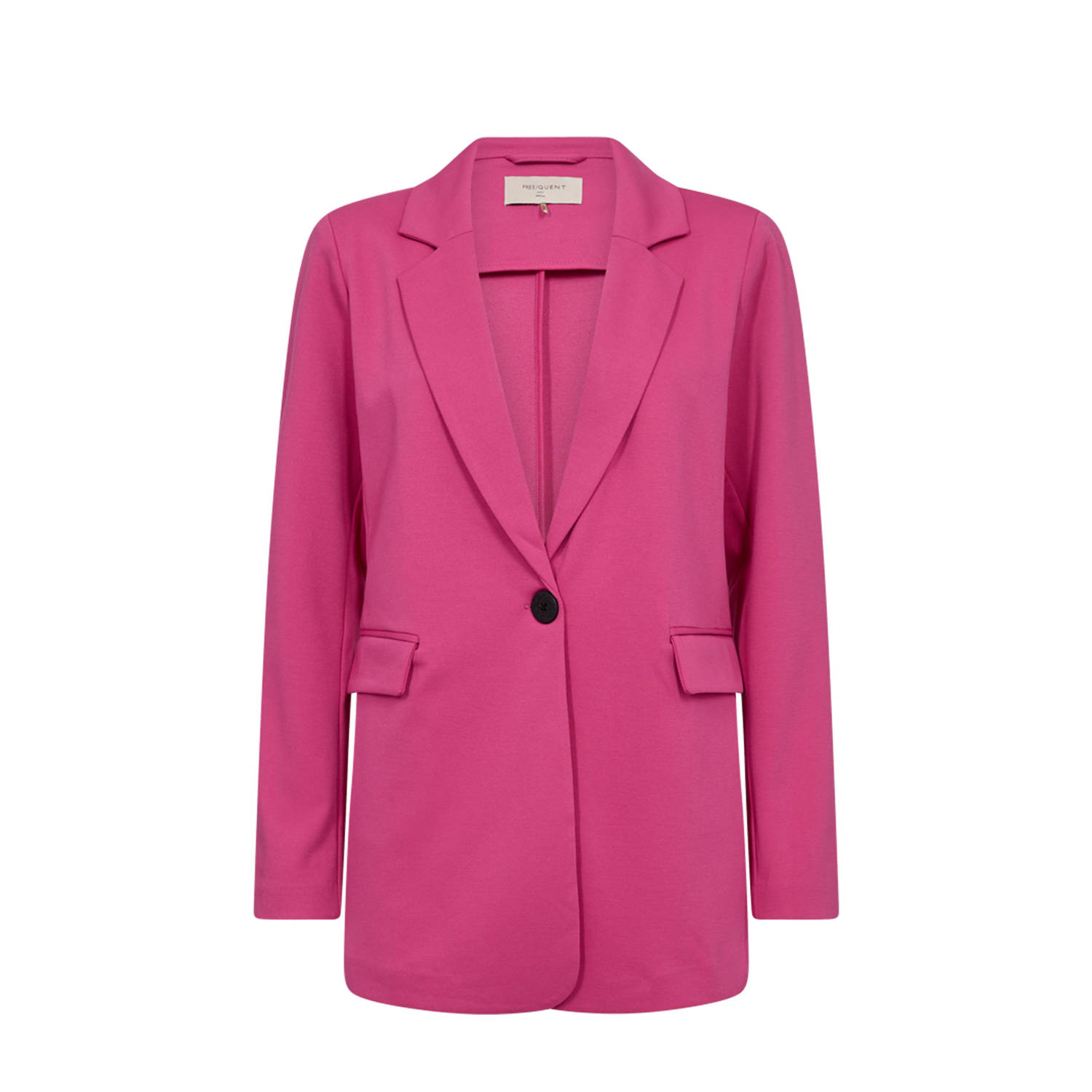 FREEQUENT rechtvallende blazer fuchsia