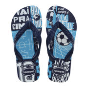 thumbnail: Blauwe jongens Havaianas teenslippers van rubber 