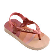 thumbnail: Havaianas   teenslippers met hielbandje roze metallic