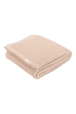 gebreide ledikantdeken Beige