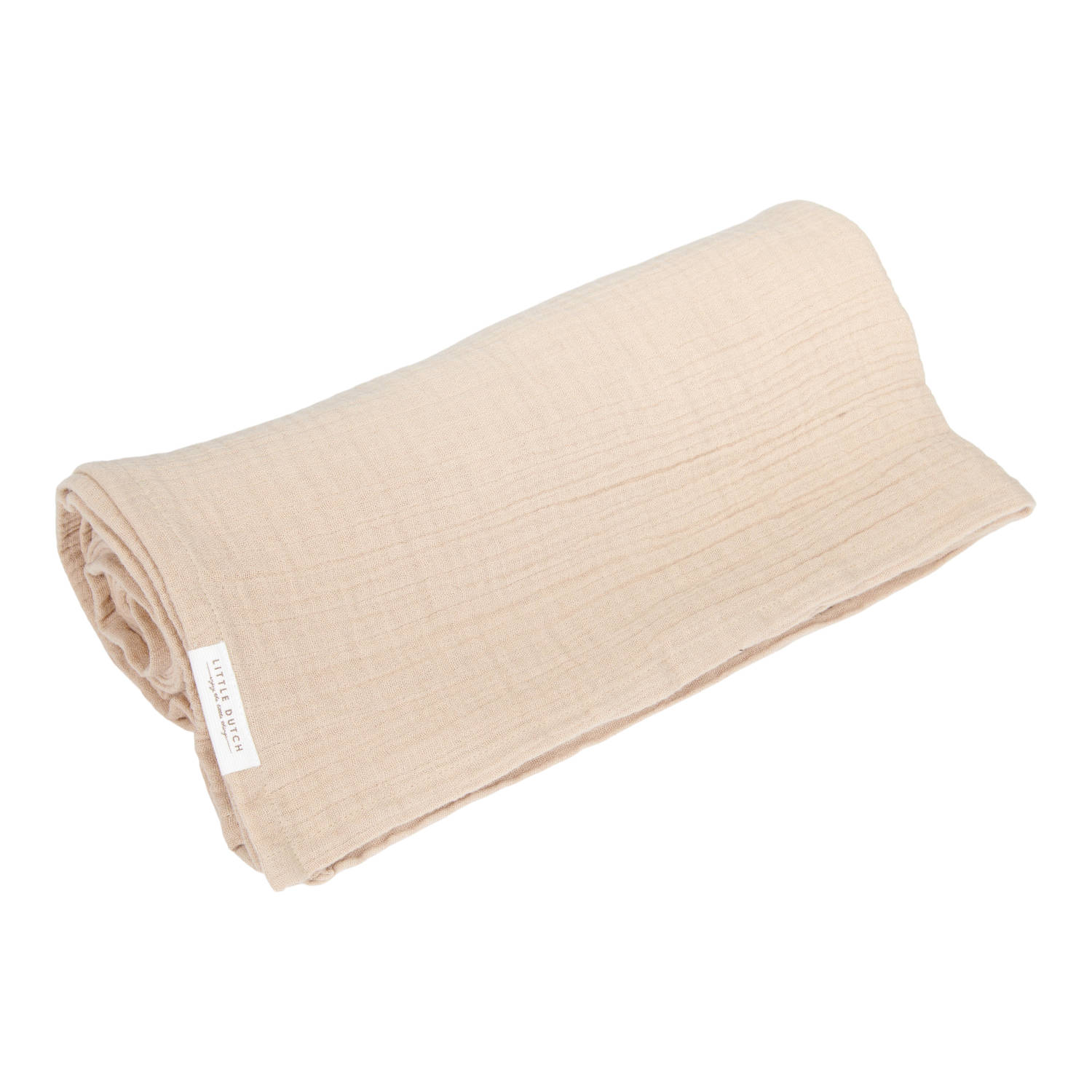 Little Dutch hydrolfiele swaddle doek 120x120 beige Effen