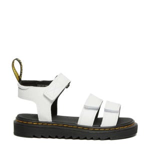 leren sandalen wit