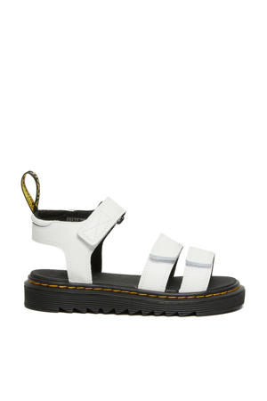 leren sandalen wit