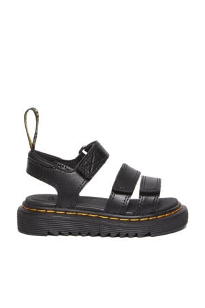 Klaire T leren sandalen zwart