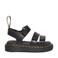 Dr. Martens Klaire T leren sandalen zwart