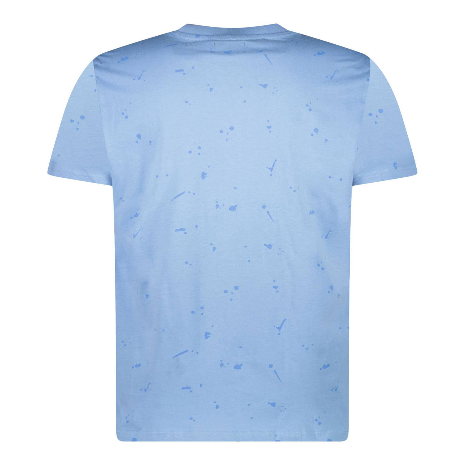 Cars T-shirt met all over print grey blue