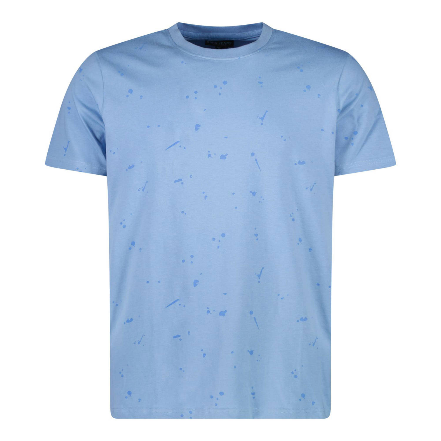 Cars T-shirt met all over print grey blue