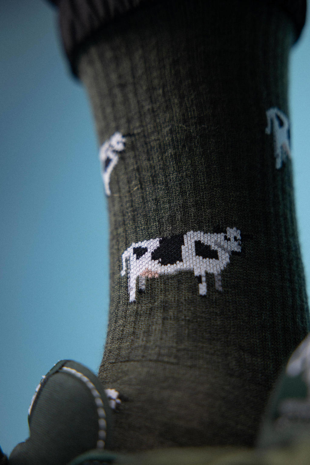 Alfredo Gonzales wandelsokken groen/grijs wehkamp