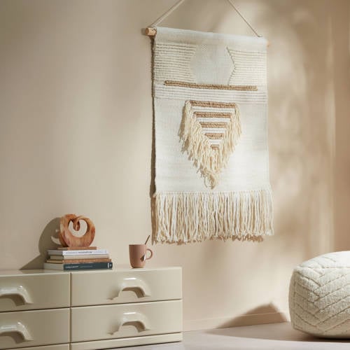 NOUS Living wandkleed Bourdon (105x70 cm) - ivory/naturel