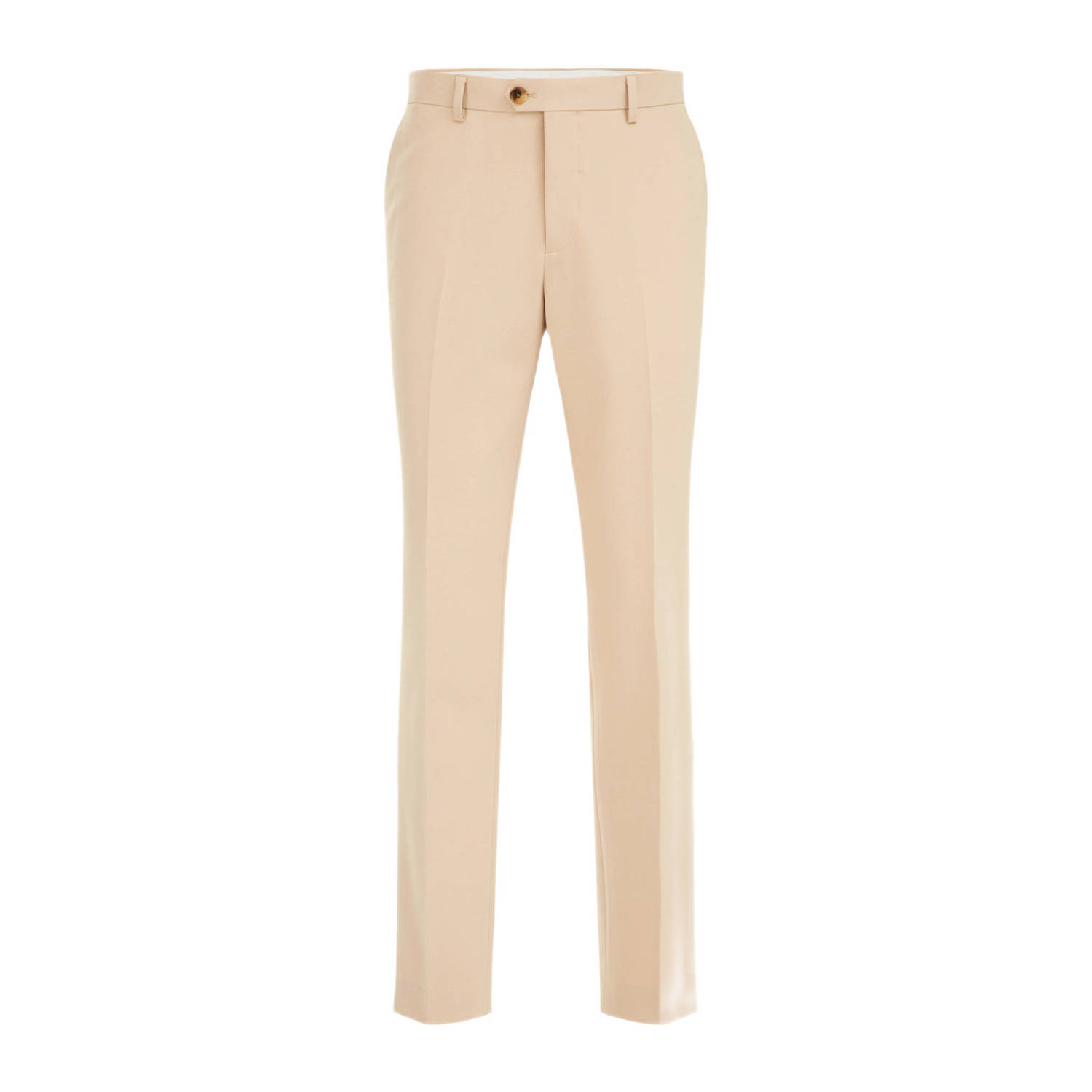 WE Fashion slim fit pantalon beige