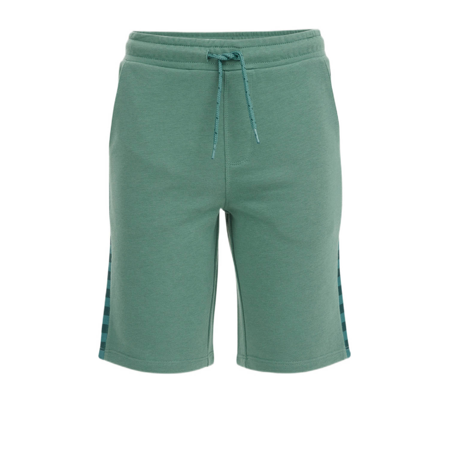 WE Fashion slim fit sweatshort saliegroen donkergroen