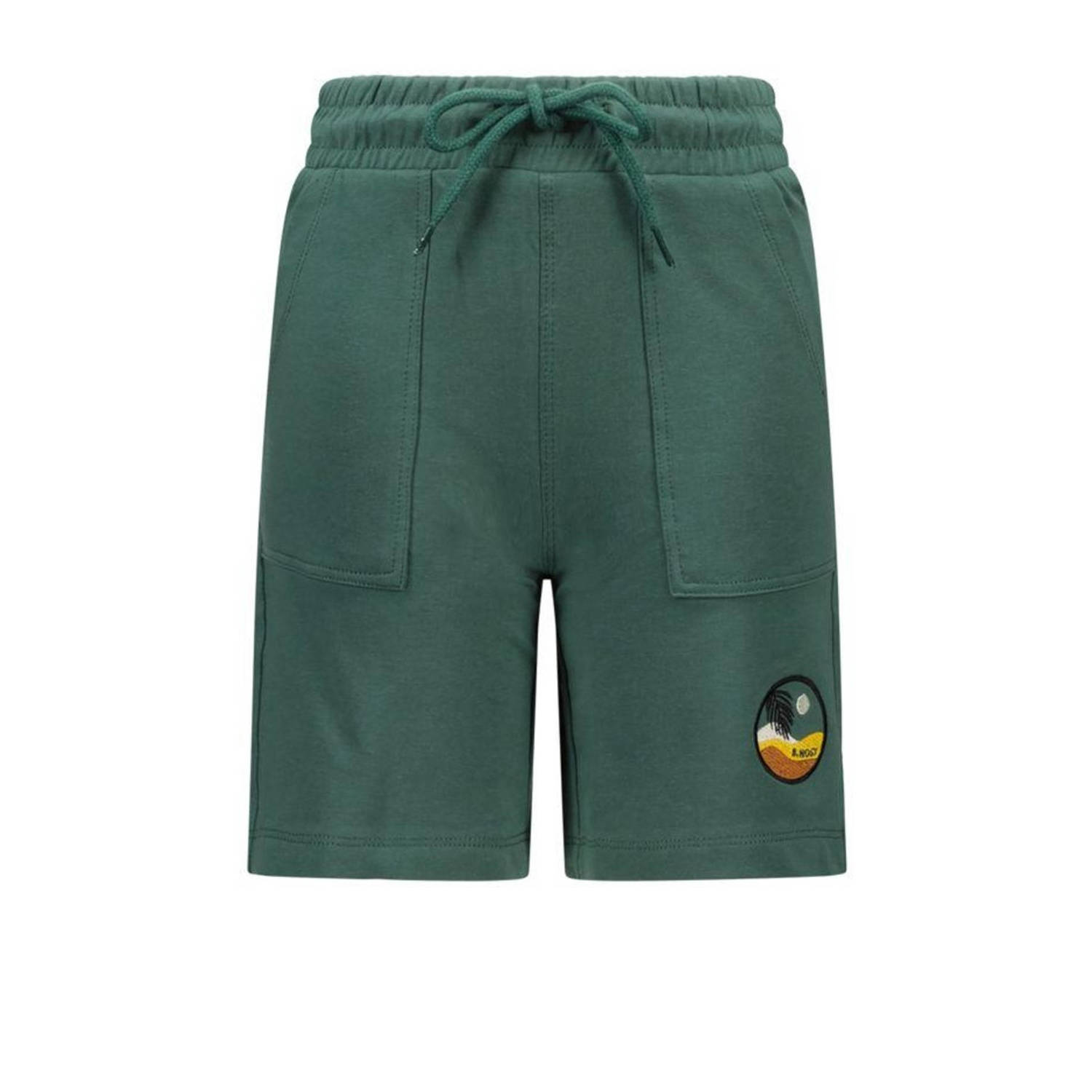 B.Nosy sweatshort Gio met printopdruk donkergroen