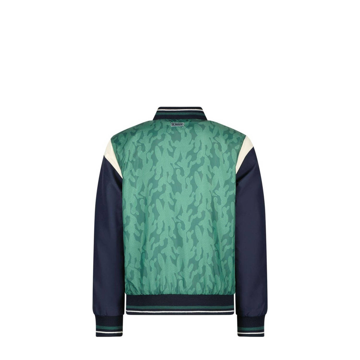B.Nosy bomberjack zomer Gijs groen donkerblauw ecru