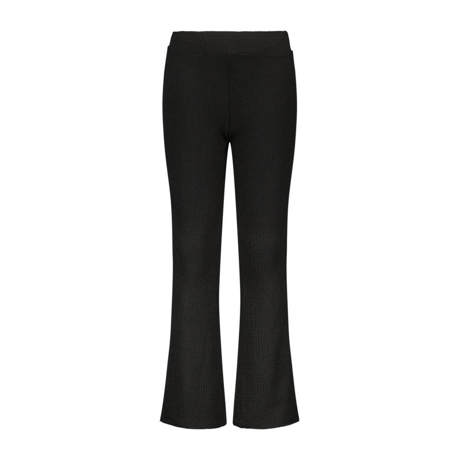 B.Nosy flared broek Isa zwart Meisjes Polyester Effen 158 164