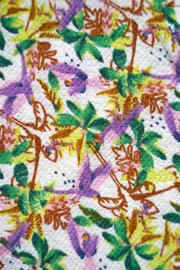 thumbnail: B.Nosy gebloemde A-lijn jurk roze/geel/multicolor