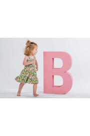 thumbnail: B.Nosy gebloemde A-lijn jurk roze/geel/multicolor
